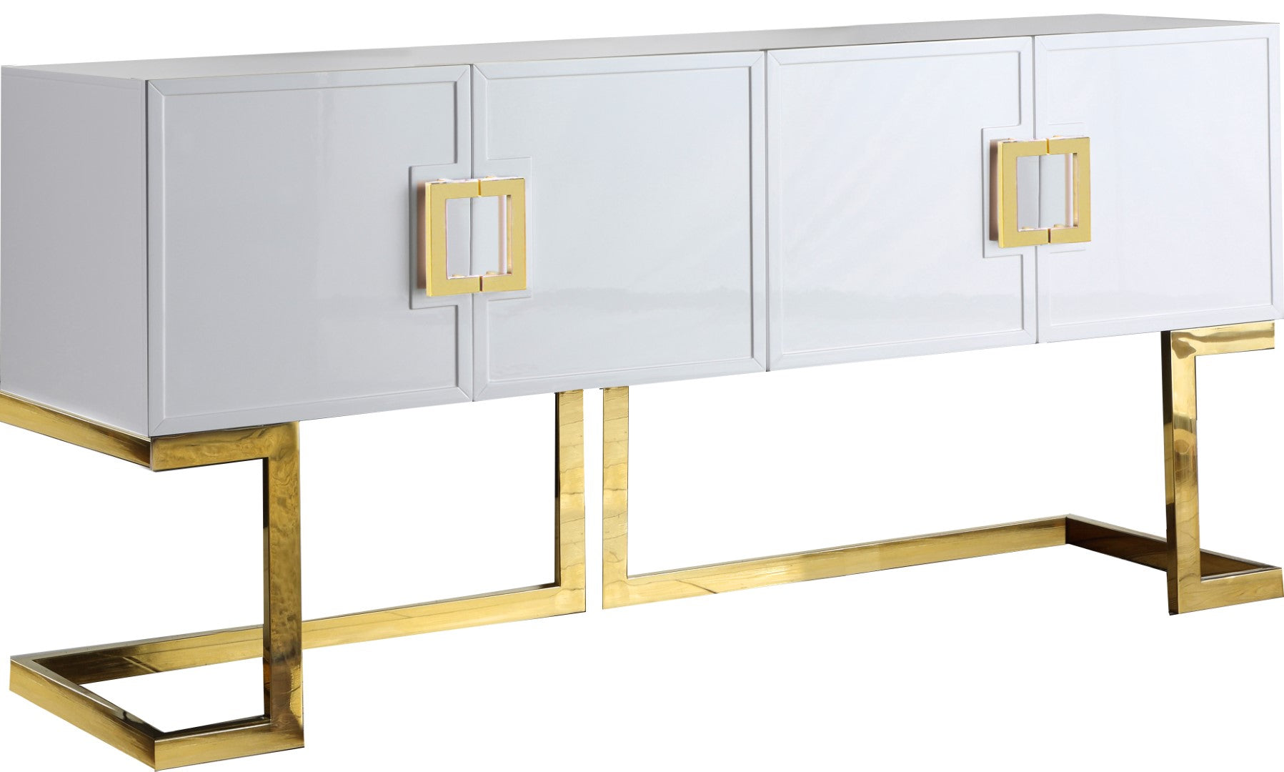 Beth Stainless Steel Sideboard Buffet - Thumbnail 2