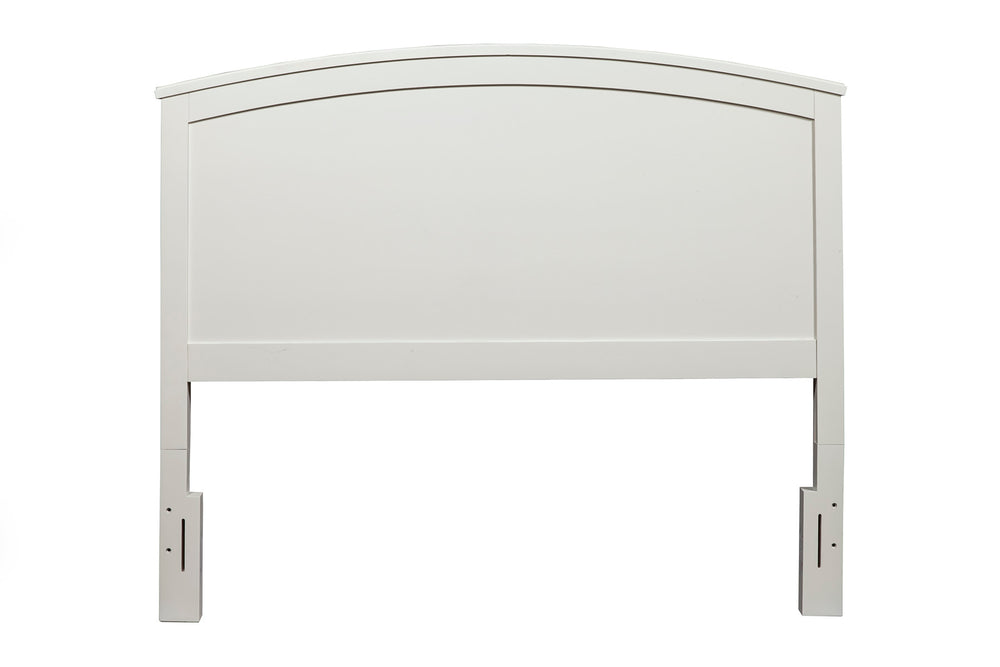 Alpine Furniture Baker Standard King Panel Bed, White 977-W-07EK White Mahogany Solids & Veneer 81 x 86 x 54