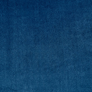 Vigo Swivel Side Chair in Blue Velvet with Black Steel Legs - Set of 1