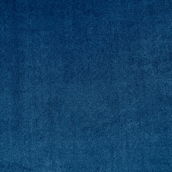 Vigo Swivel Side Chair in Blue Velvet with Black Steel Legs - Set of 1