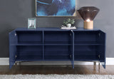 Collette Engineered Wood / Stainless Steel Contemporary  Sideboard/Buffet - 64" W x 18" D x 31" H