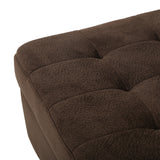 Canterbury Chocolate Fabric Sectional Set