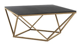 Verona Marble, MDF, Iron Modern Commercial Grade Coffee Table