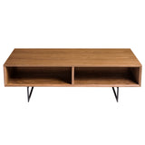 Anderson 48" Coffee Table in Walnut and Dark Gray