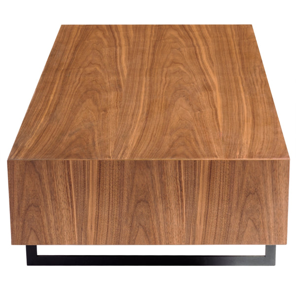 Anderson 48" Coffee Table in Walnut and Dark Gray