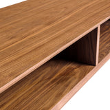 Anderson 48" Coffee Table in Walnut and Dark Gray