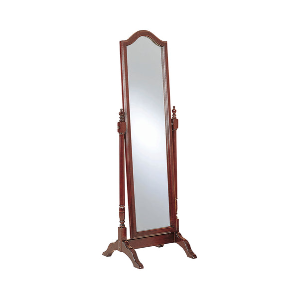 Traditional Cheval Mirror - Elegant Arched Design with Full-Length Reflection for Vintage Charm