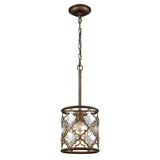 Armand 8'' Wide 1-Light Mini Pendant - Weathered Bronze