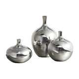 Ansen Transitional Metallic 3Pc Vase Set