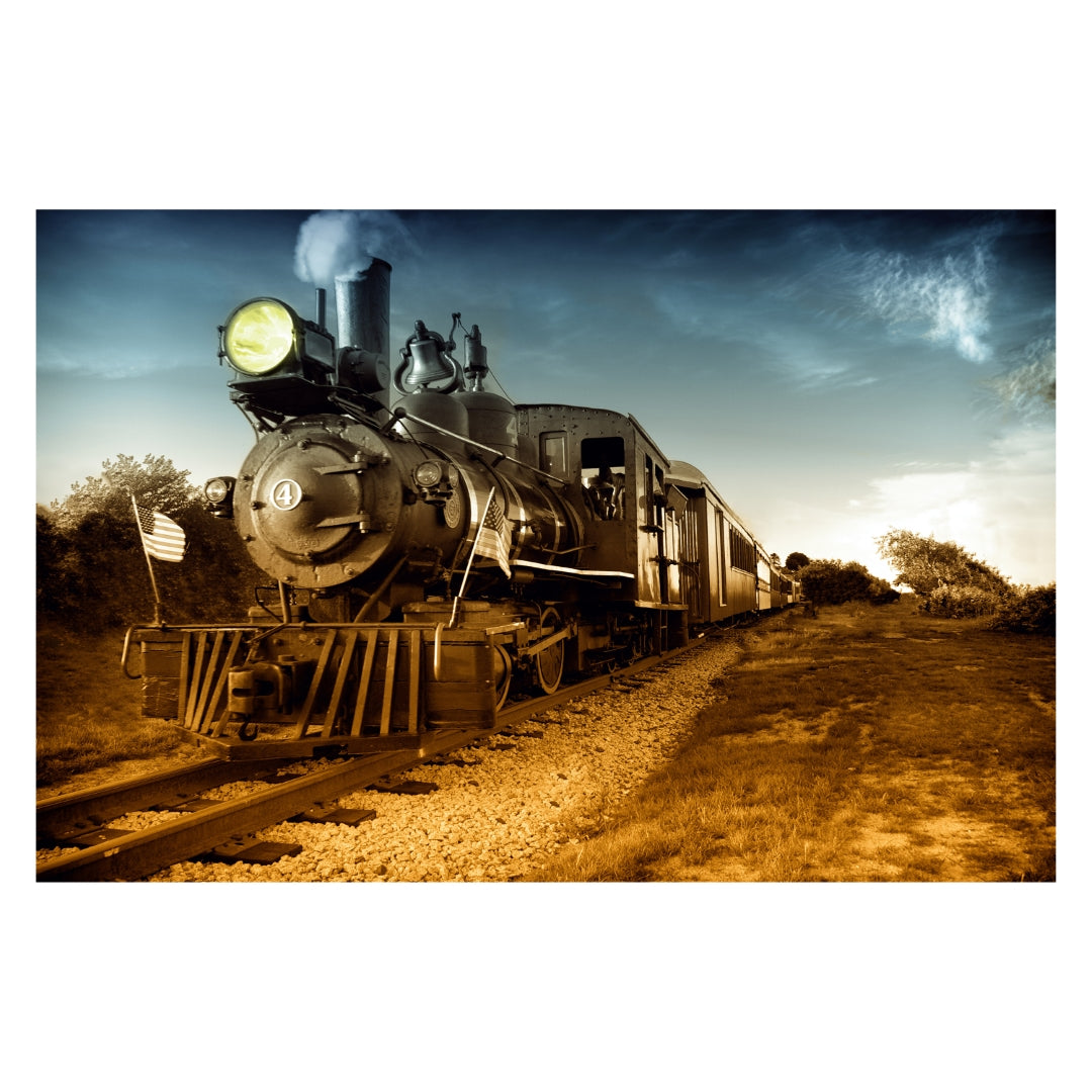 Wild West Tempered Glass Art - Thumbnail 2