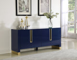 Florence Engineered Wood / Metal Contemporary  Sideboard/Buffet - 68" W x 18" D x 31" H