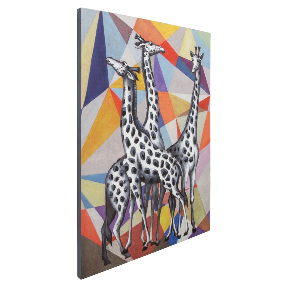 Yosemite Home Decor Contemporary View Of Giraffes 3130017-YHD