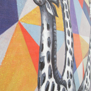 Yosemite Home Decor Contemporary View Of Giraffes 3130017-YHD