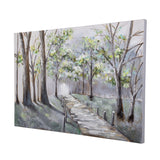 Yosemite Home Decor 'Lighted Path II' - 47"Wx32"H Wall Art on Canvas, Hand Painted with 3D accents 3130066-YHD