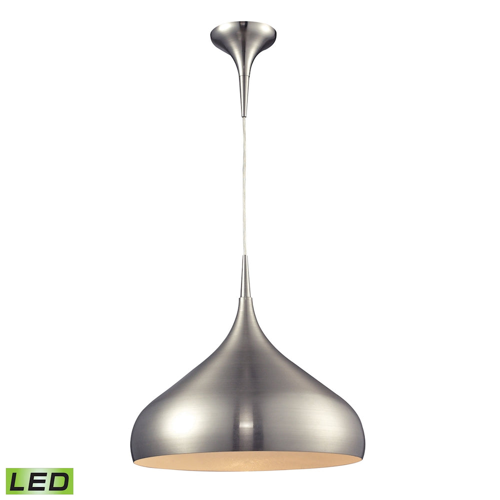 Lindsey 17'' Wide 1-Light Pendant - Satin Nickel