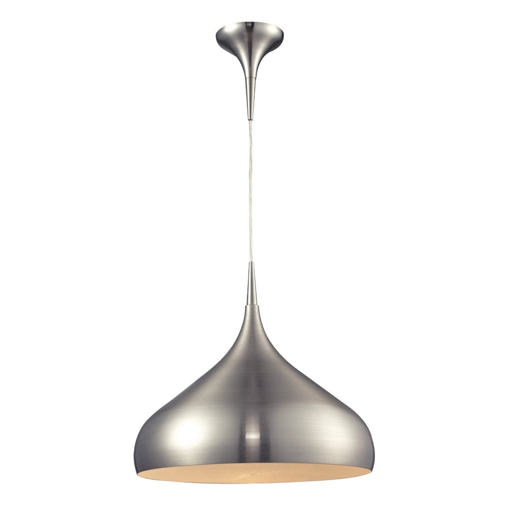 Lindsey 17'' Wide 1-Light Pendant - Satin Nickel