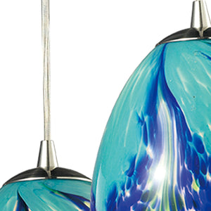 Colorwave Configurable Multi Pendant - Satin Nickel