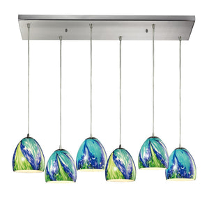 Colorwave Configurable Multi Pendant - Satin Nickel