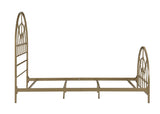 Kenyon Casual Metal Arched Bed Gold