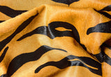 72" x 84" Tiger Chocolate On Natural Cowhide - Rug