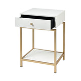 Clancy Accent Table - White