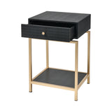 Clancy Accent Table - Black