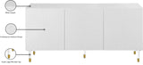 Starburst Acrylic / Engineered Wood Contemporary  Sideboard/Buffet - 64" W x 18" D x 31" H