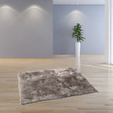 48" x 72" x 2" Taupe Sheepskin Long-Haired - Area Rug