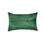 12" x 20" x 5" Verde Cowhide Pillow