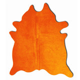 60" x 84" Orange Cowhide - Area Rug