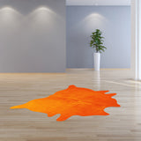 60" x 84" Orange Cowhide - Area Rug