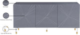 Starburst Acrylic / Engineered Wood Contemporary  Sideboard/Buffet - 64" W x 18" D x 31" H