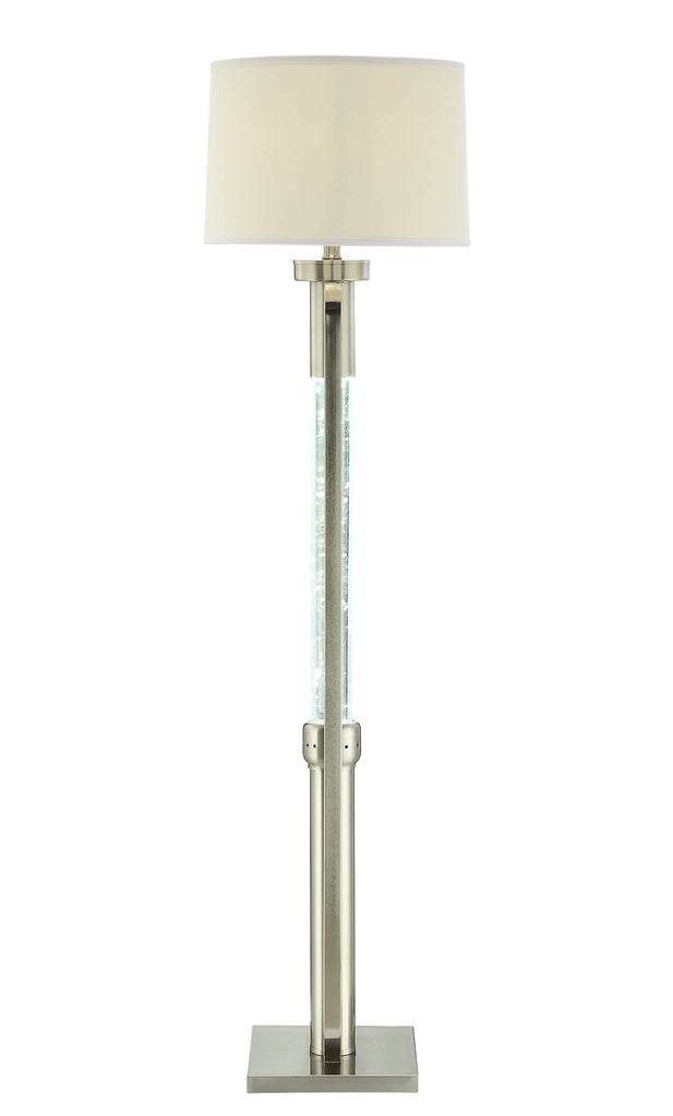 15' X 15' X 58' Sand Nickel Floor Lamp