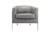 31' X 32' X 29' Gray Edgy Accent Chair