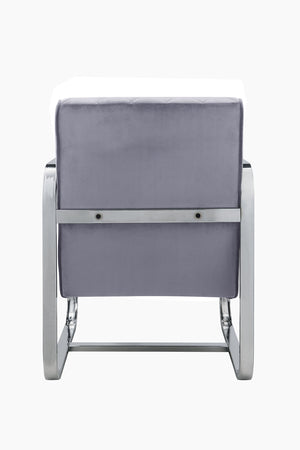 24' X 31' X 34' Grey Accent Chair