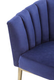 32' X 31' X 34' Blue Accent Chair