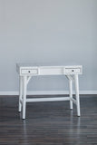 Alpine Furniture Flynn Bedroom Vanity, White 966-W-19 White Mahogany Solids & Okoume Veneer 36 x 22 x 30