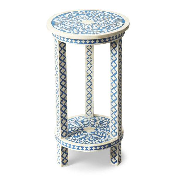 Butler Specialty Amanda Blue Bone Inlay Accent Table 3207070