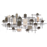 Distressed Industrial Metal and Wood Wall Decor