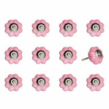 1.5" x 1.5" x 1.5" Pink Silver asnd Red Knobs 12 Pack