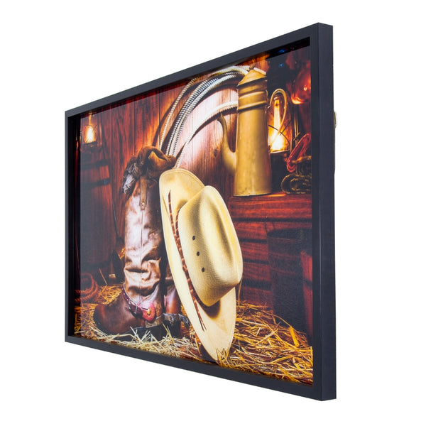 Yosemite Home Decor 'Deep Rooted' - Photo Printed on Tempered Glass, Framed 3220018-YHD