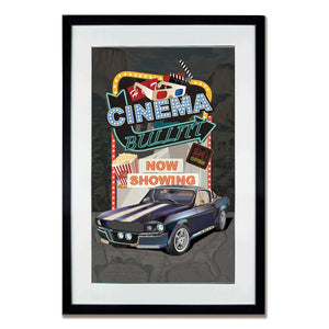 Yosemite Home Decor 'Detroit Legends' - 3D Collage, 24"Wx36"H Wall Art, Framed 3220024-YHD