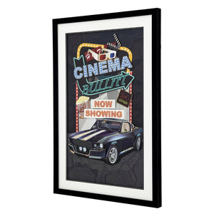 Yosemite Home Decor 'Detroit Legends' - 3D Collage, 24"Wx36"H Wall Art, Framed 3220024-YHD