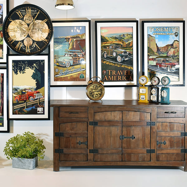 Yosemite Home Decor 'Detroit Legends 3' - 3D Collage, 24"Wx36"H Wall Art, Framed 3220027-YHD