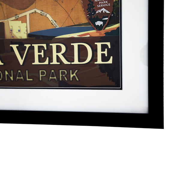 Yosemite Home Decor 'Mesa Verde' - 3D Collage, 24"Wx36"H Wall Art, Framed 3220028-YHD