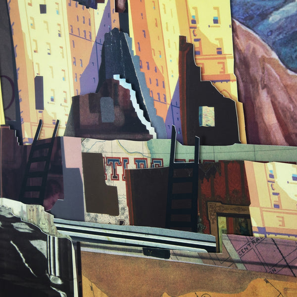 Yosemite Home Decor 'Mesa Verde' - 3D Collage, 24"Wx36"H Wall Art, Framed 3220028-YHD