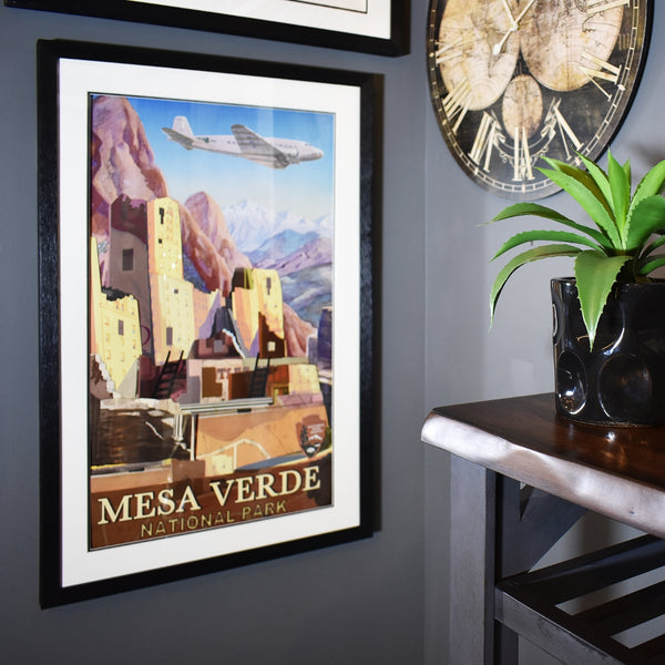 Yosemite Home Decor 'Mesa Verde' - 3D Collage, 24"Wx36"H Wall Art, Framed 3220028-YHD