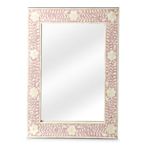 Butler Specialty Vivienne Pink Bone Inlay Wall Mirror 3221070