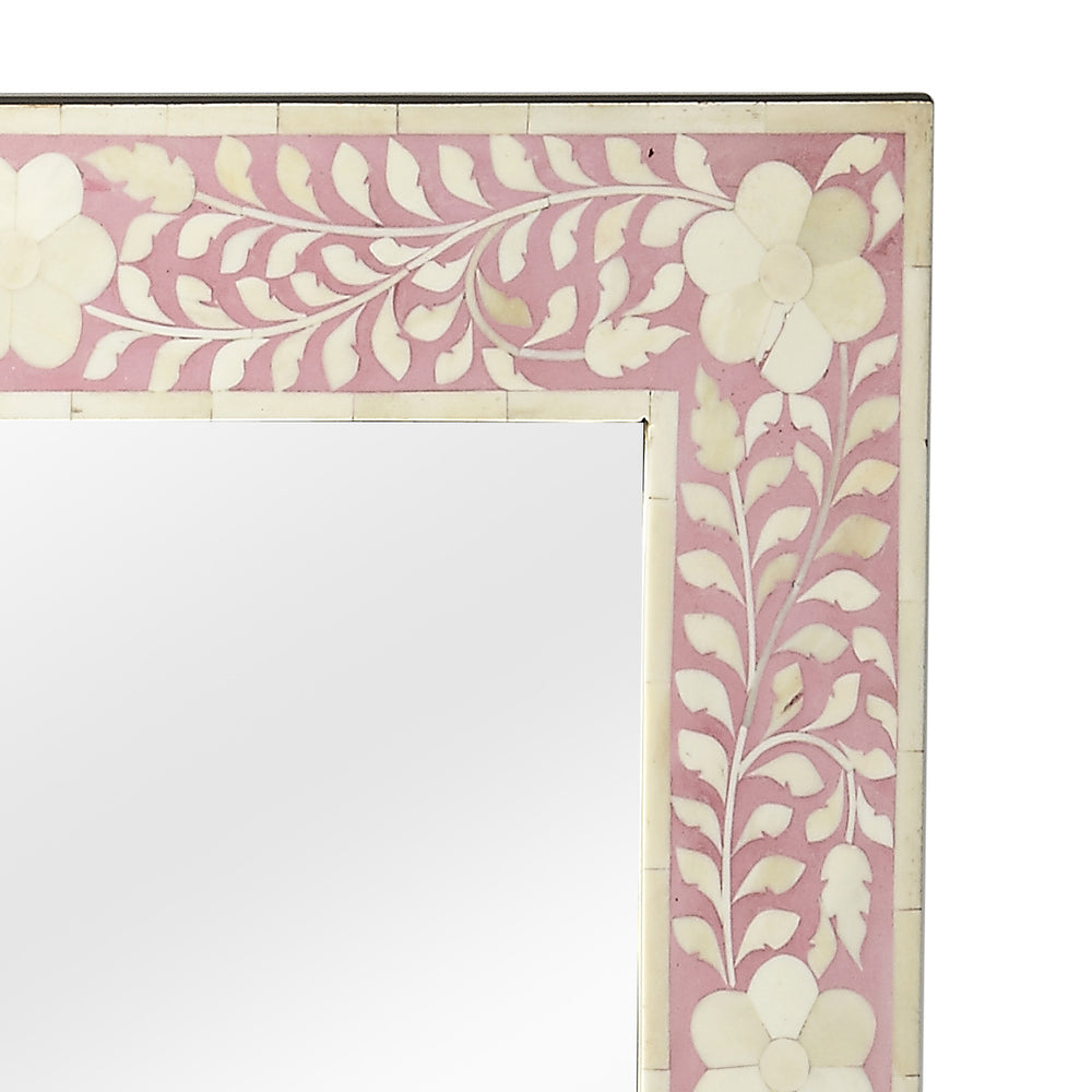 Butler Specialty Vivienne Pink Bone Inlay Wall Mirror 3221070