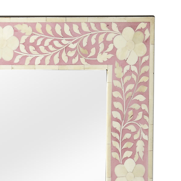 Butler Specialty Vivienne Pink Bone Inlay Wall Mirror 3221070